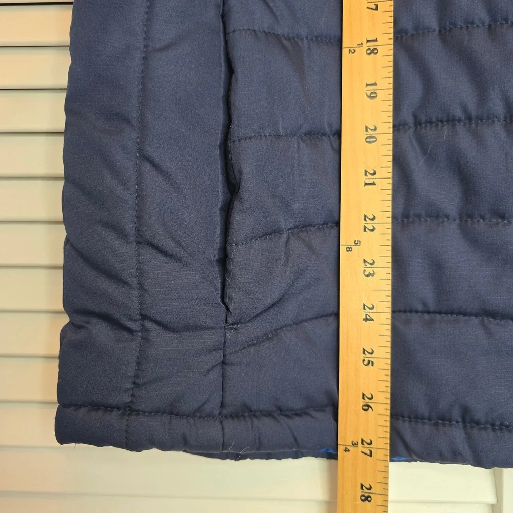 PACIFIC TRAIL Mens Puffer Vest Navy Blue Sz Large Lightweight Insulated Outdoors
